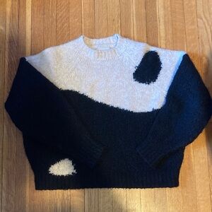 Paloma Wool Black and White Yin Yang Sweater